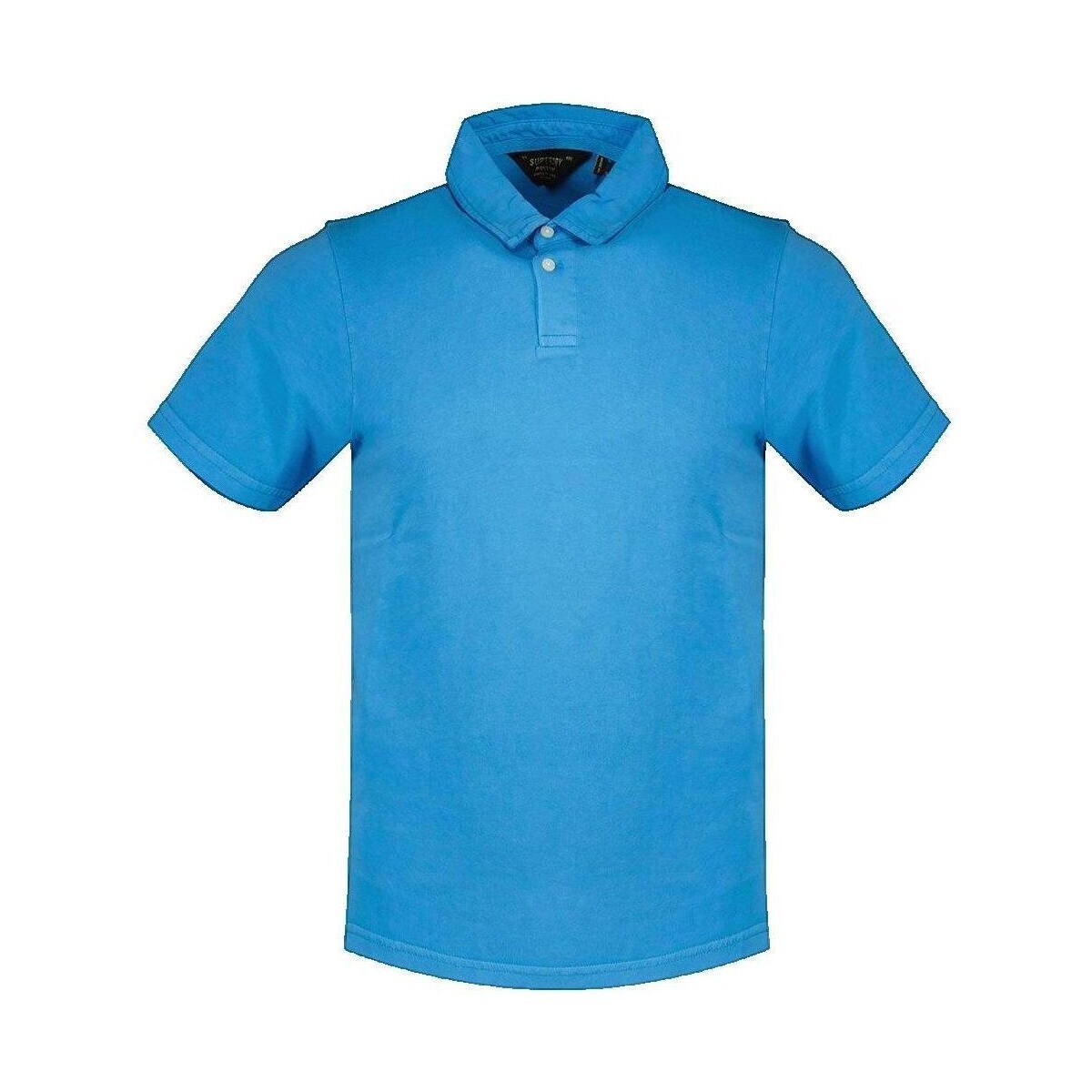 Superdry  Polo  Studios Jersey bleu manches courtes  Modrá