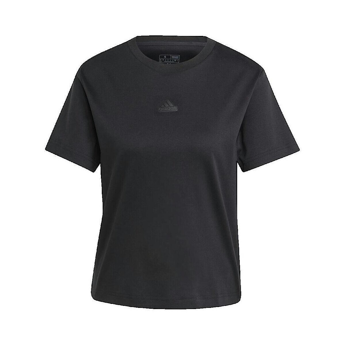 adidas  T-shirt Femme  Noir Col Rond  Černá