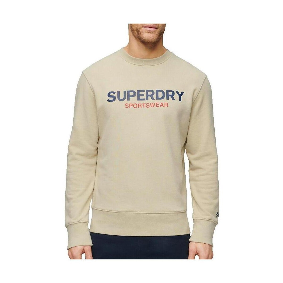 Superdry  Sweatshirt  Sportswear Logo Coupe Ample  Černá