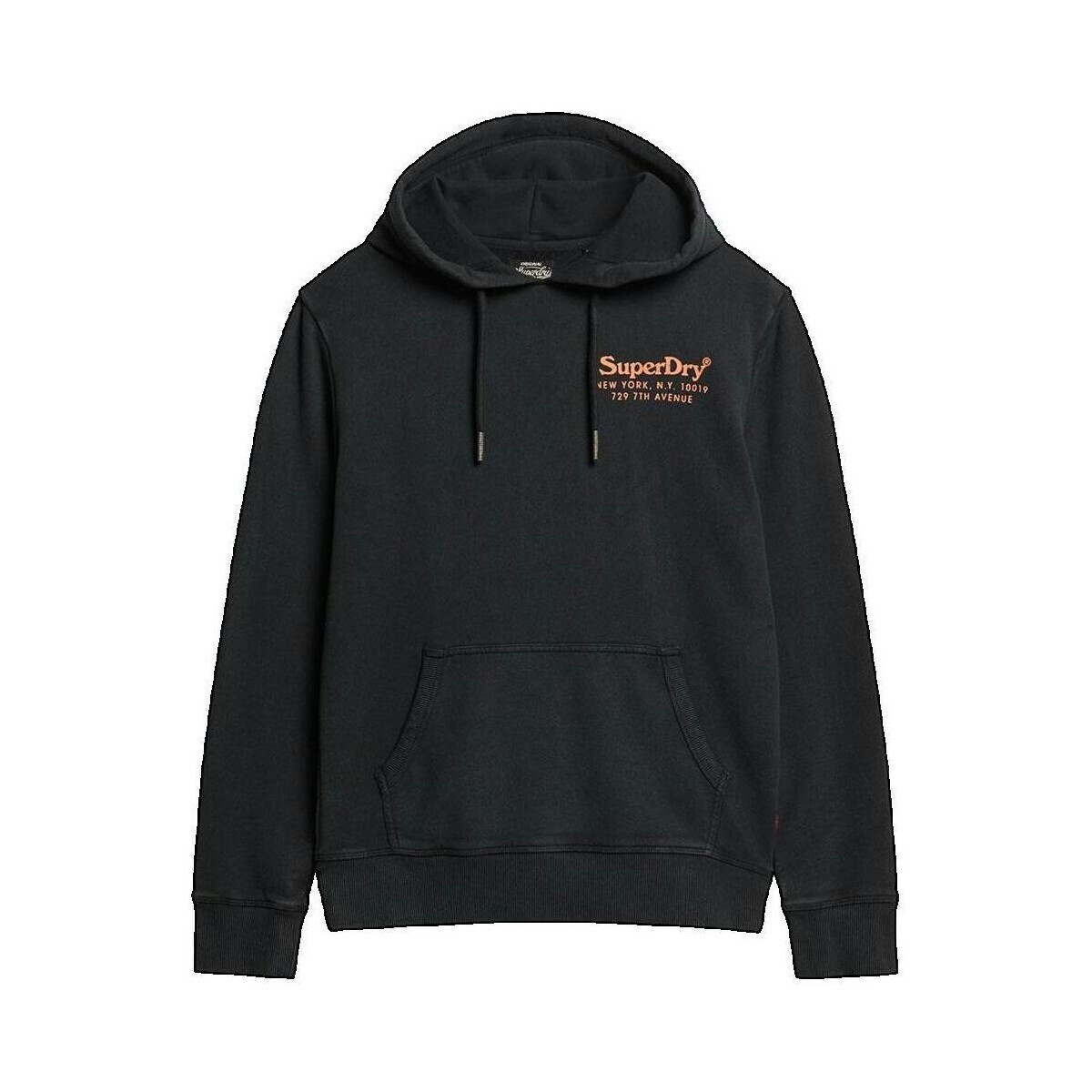 Superdry  Sweat à capuche  Tonal Venue Logo  Černá