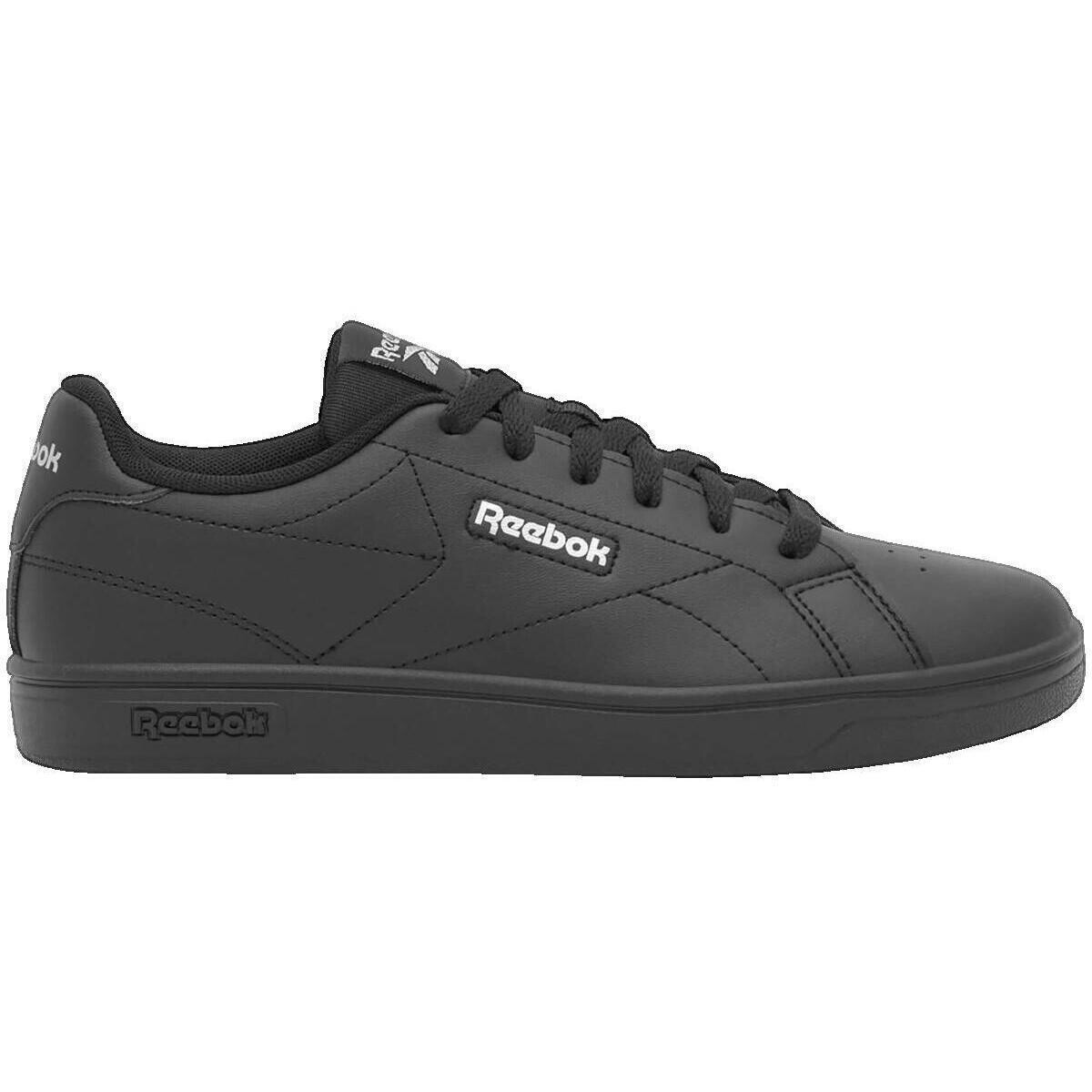 Reebok Sport  Chaussures  Court Clean cuir noir  Černá