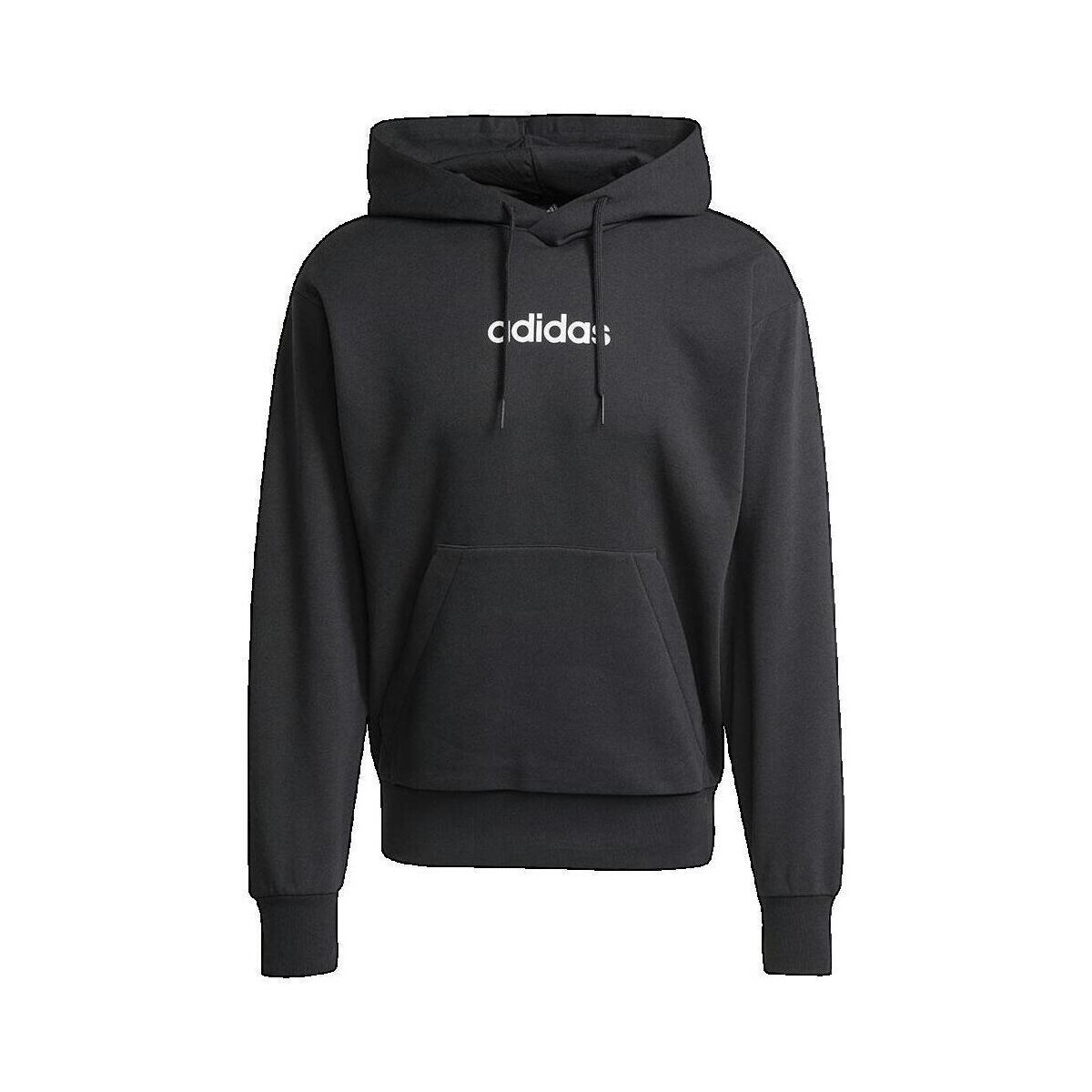 adidas  Sweat à capuche  Essentials Linear Fleece Hoodie  Černá