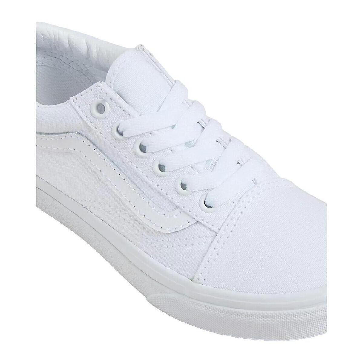 Vans  Baskets basses  Old Skool blanc  Bílá