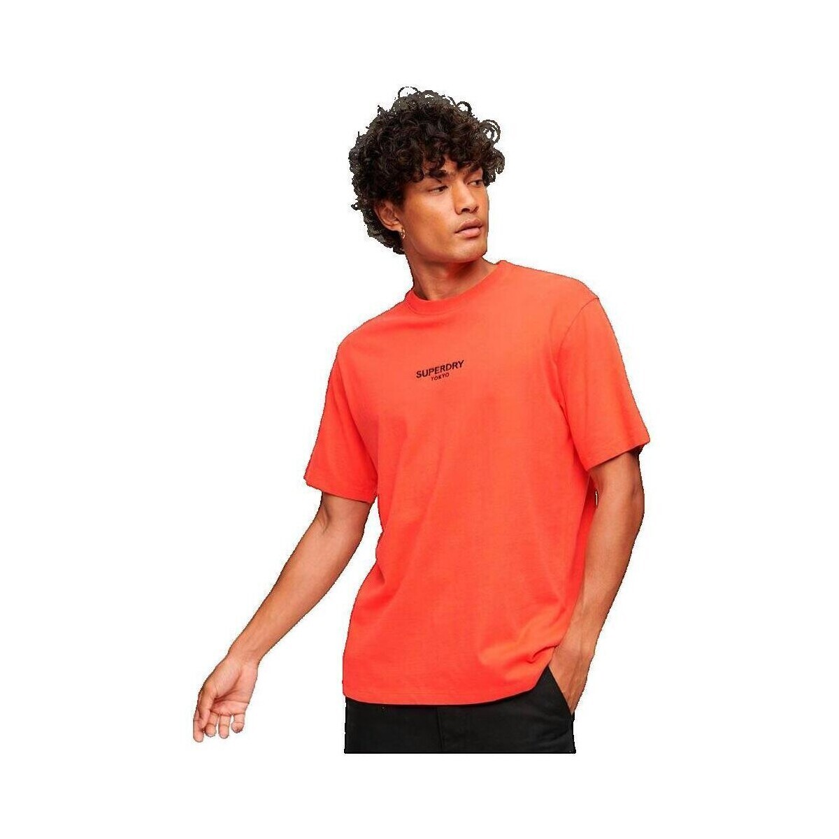 Superdry  T-shirt  ample de luxe Sport  Červená