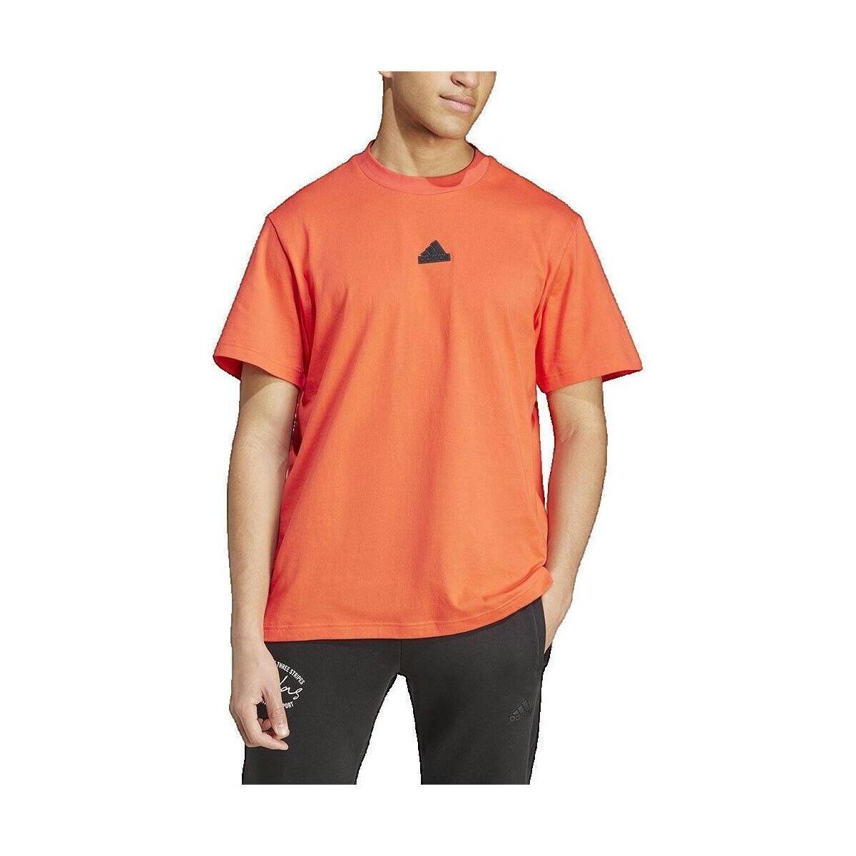 adidas  T-shirt  Brand Love ample en coton  Oranžová