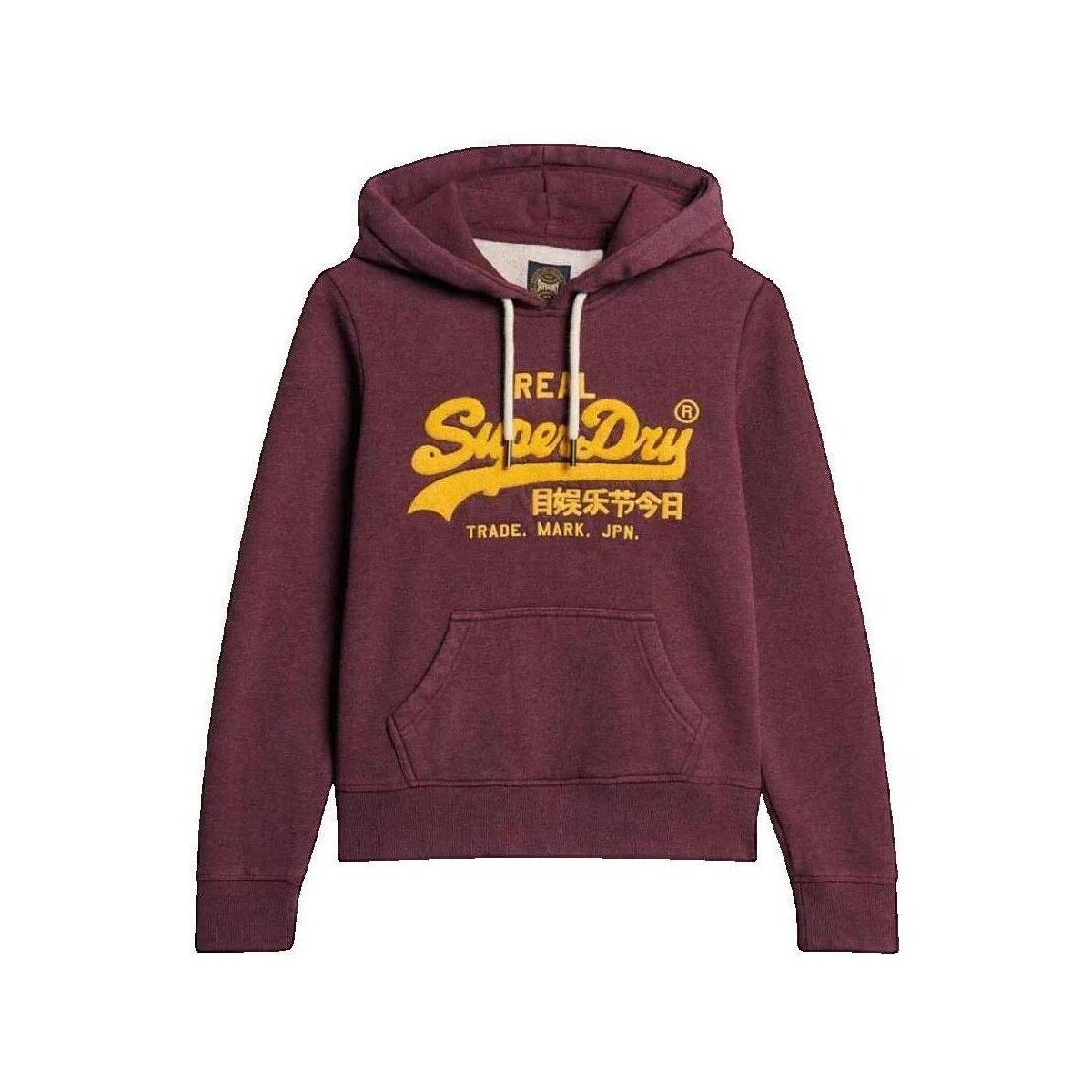 Superdry  Sweat à capuche  Chenille Vl Graphic  Bordó