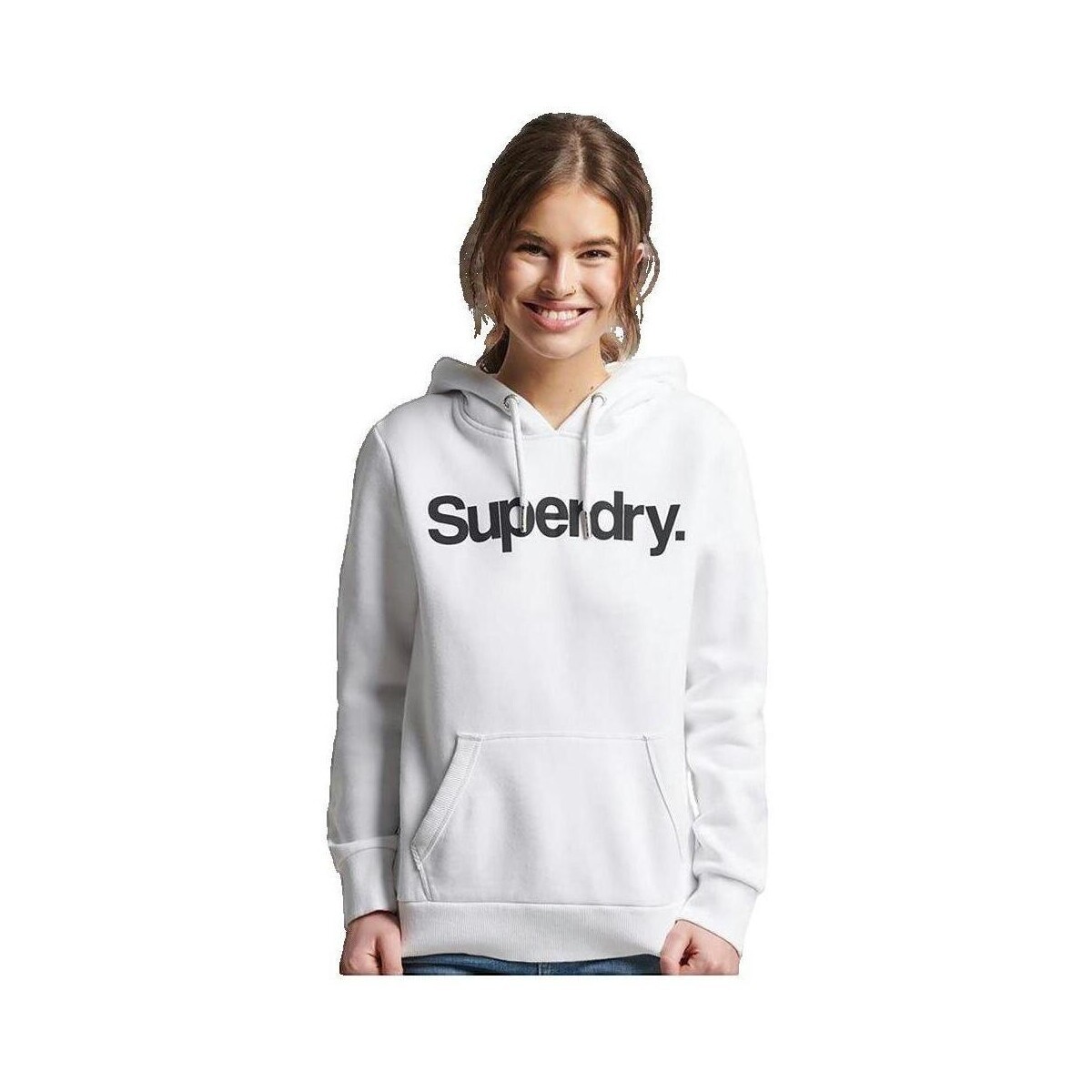 Superdry  Sweat à capuche  Vintage Classic  Bílá