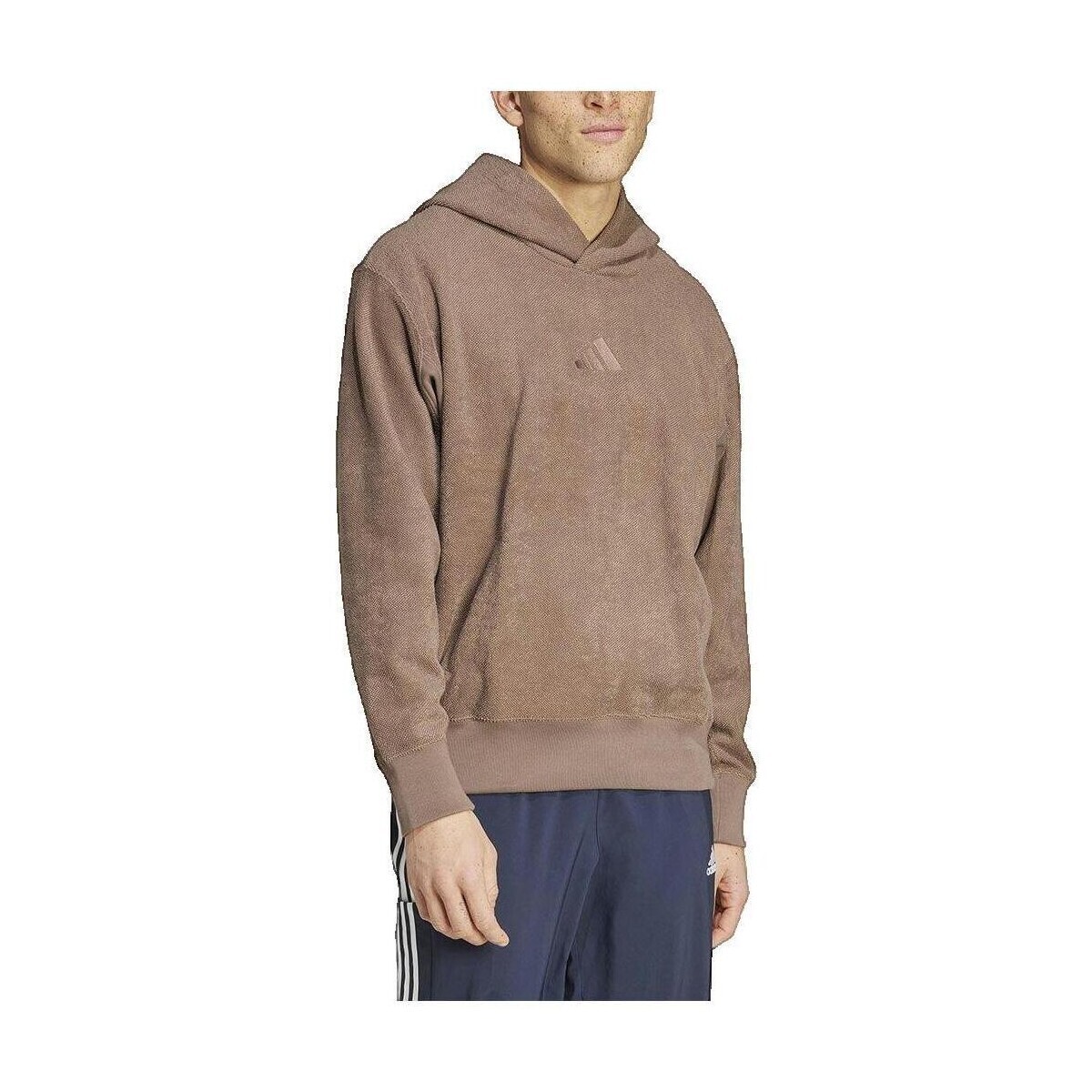 adidas  Sweat à capuche  Elevated All Szn Terry Loop  Hnědá