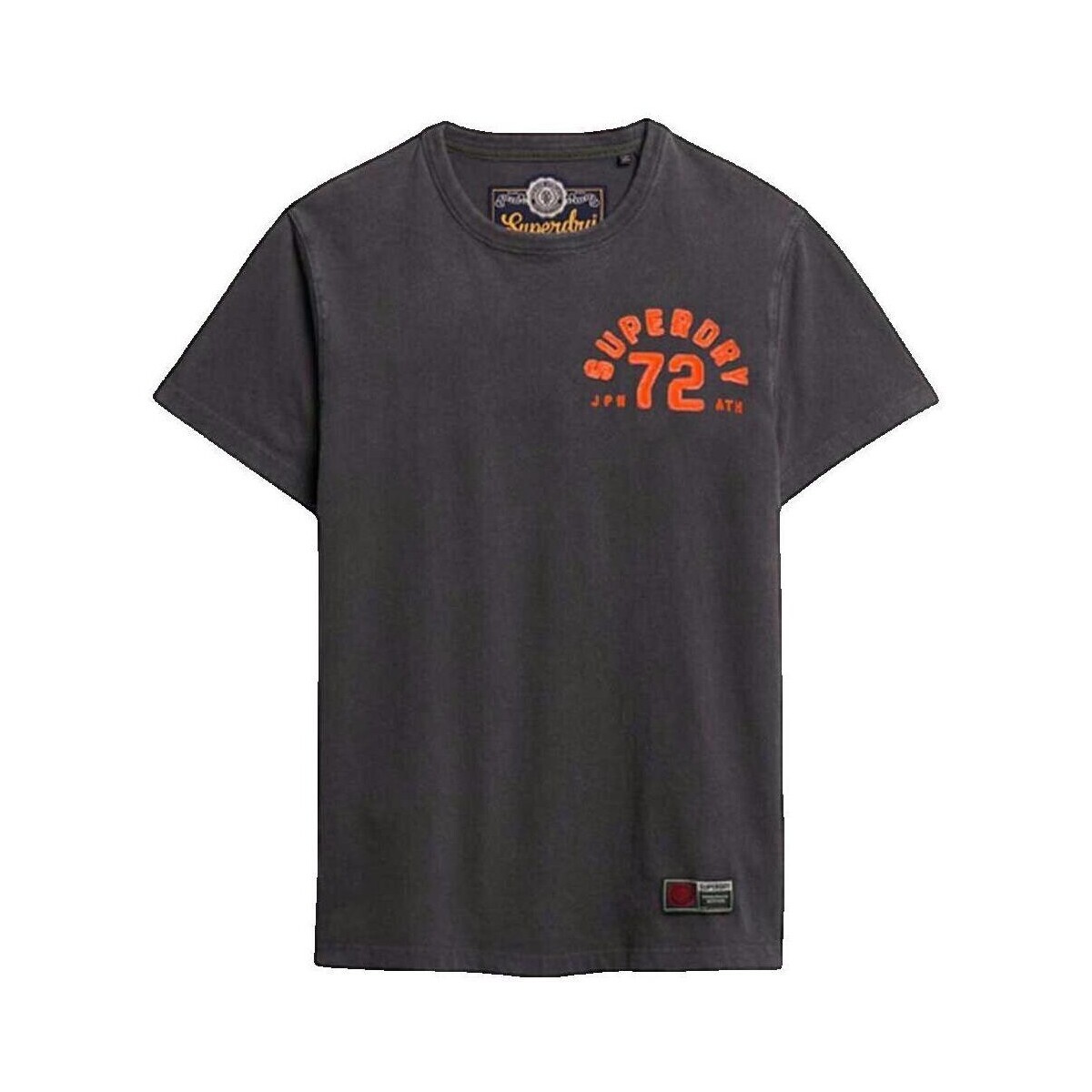 Superdry  T-shirt  Vintage Athletic Chest  Černá