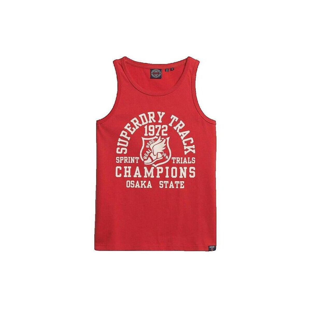 Superdry  Débardeur  Track   Field Athletic Graphic  Červená