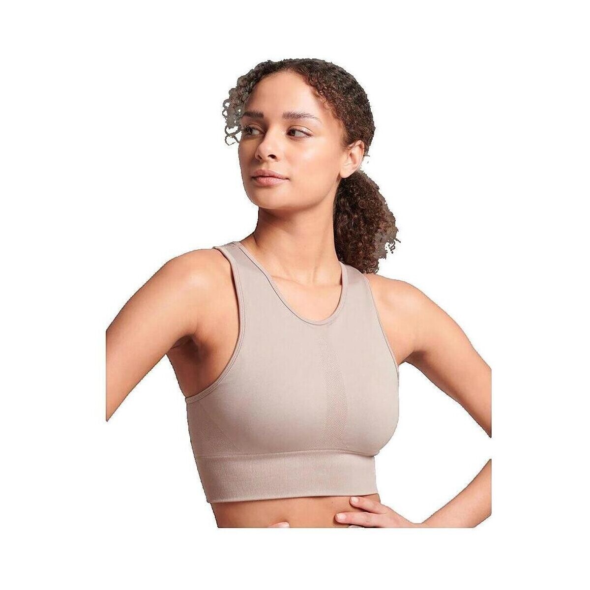 Superdry  Brassière de sport  Core Seamless Impact Moyen  Šedá