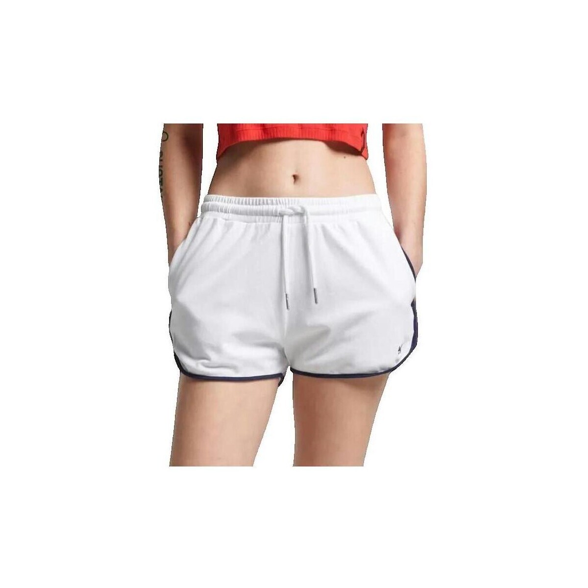 Superdry  Short  Vintage Stripe Racer  Bílá