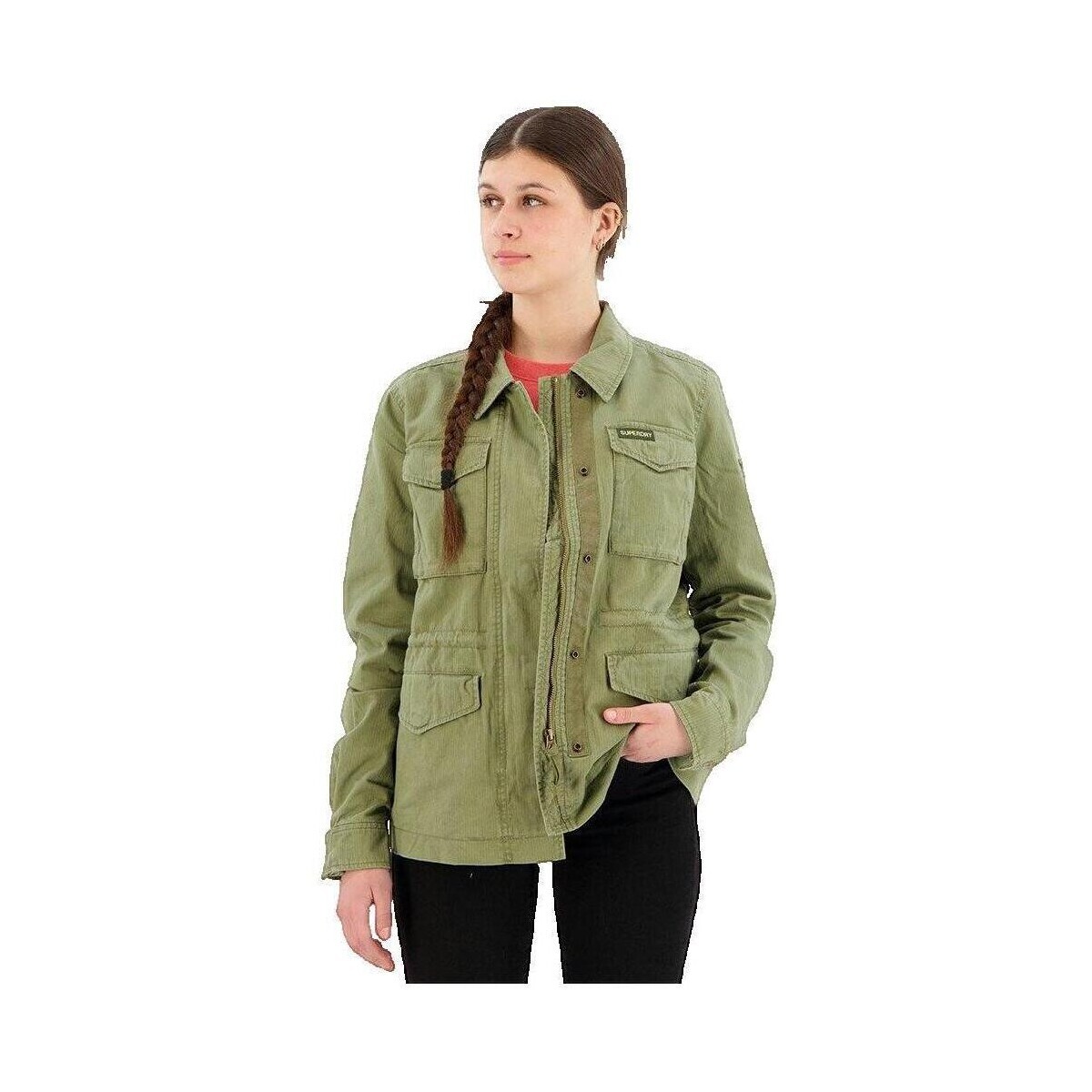 Superdry  Veste  Military M65 Kaki  Khaki