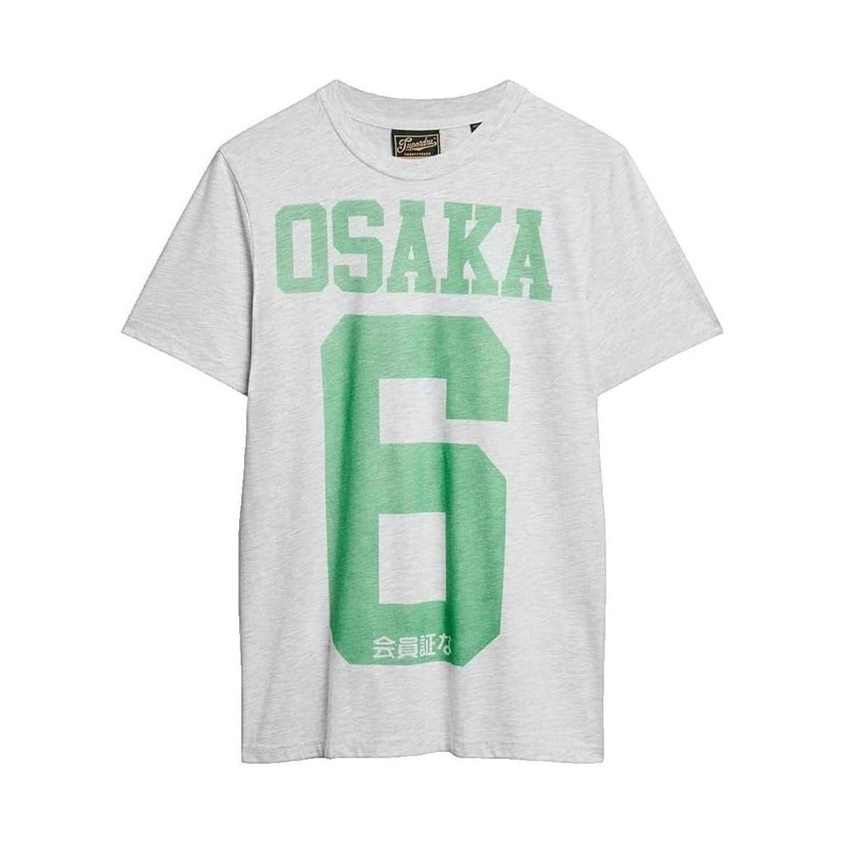 Superdry  T-shirt  Osaka 6 Marl Standard  Šedá