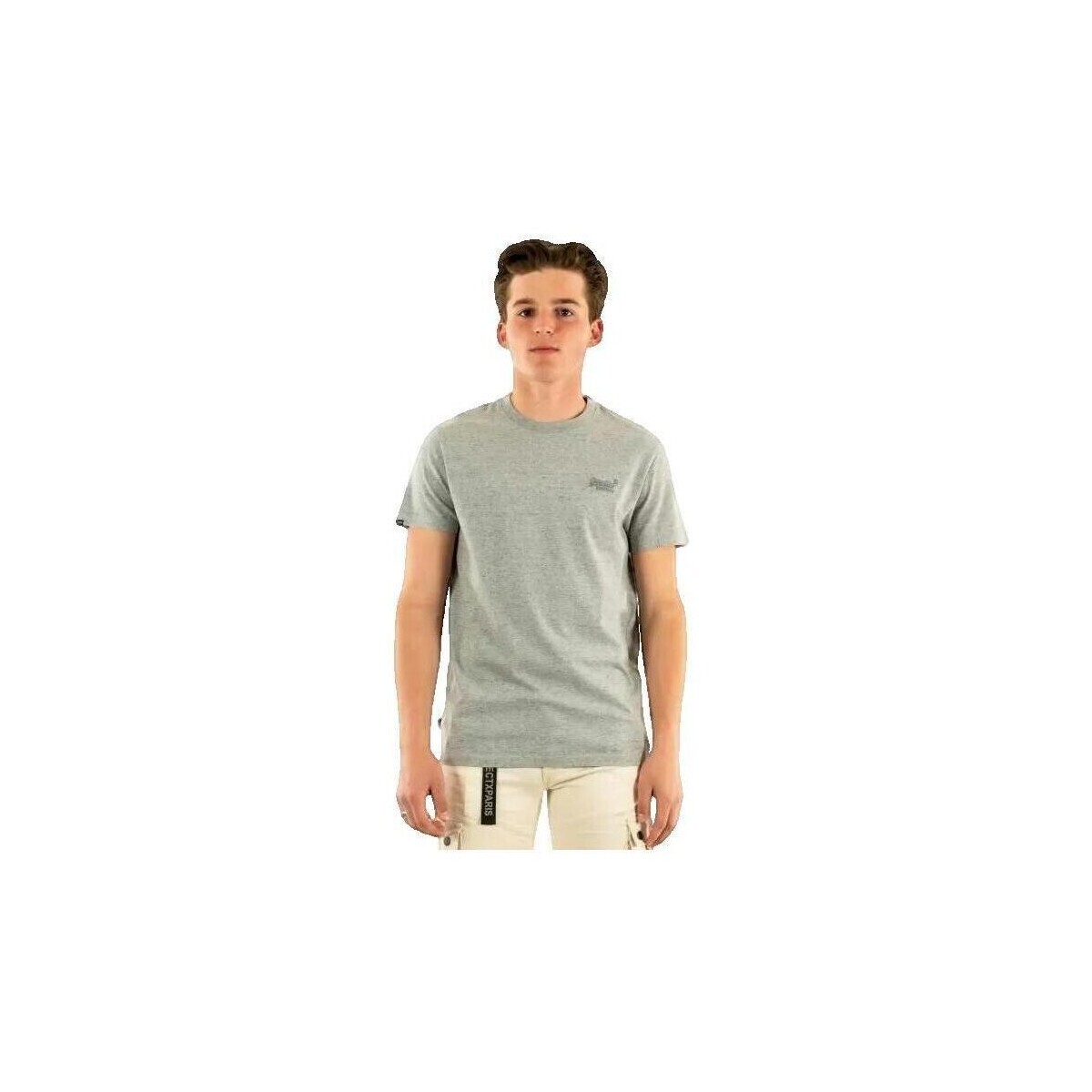 Superdry  T-shirt  Vintage Logo gris  Šedá