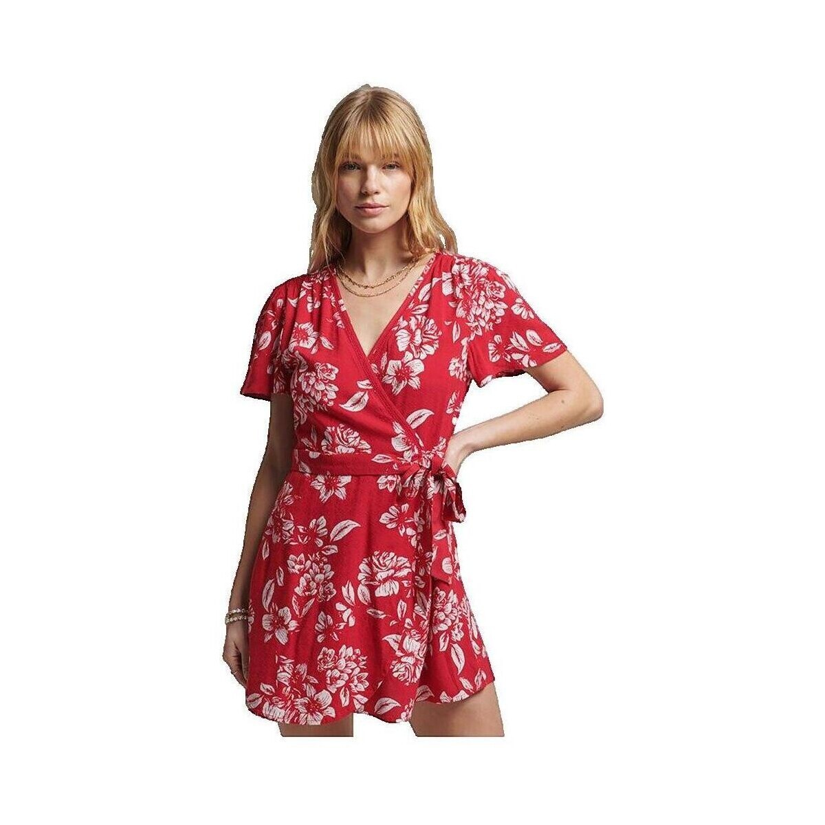 Superdry  Robe  Mini Portefeuille Vintage  Červená