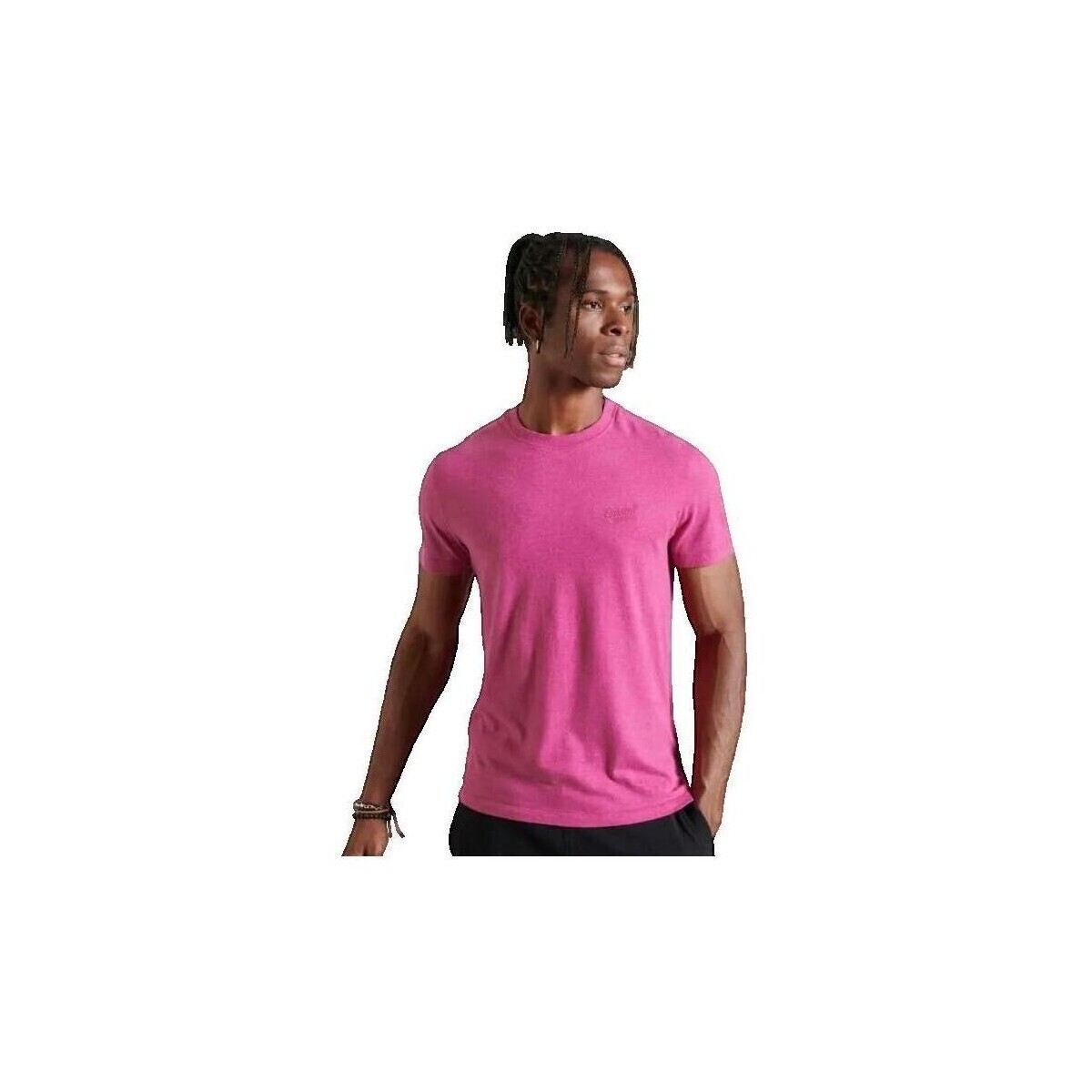 Superdry  T-shirt  Vintage Logo brodé manches courtes  Růžová