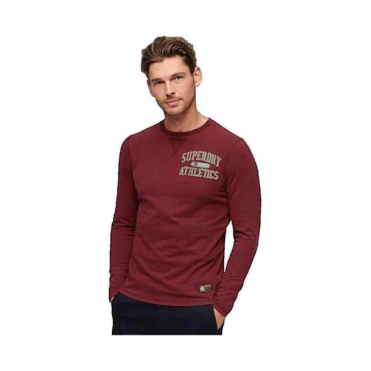Superdry  T-shirt  Vintage Athletic bordeaux  Bordó