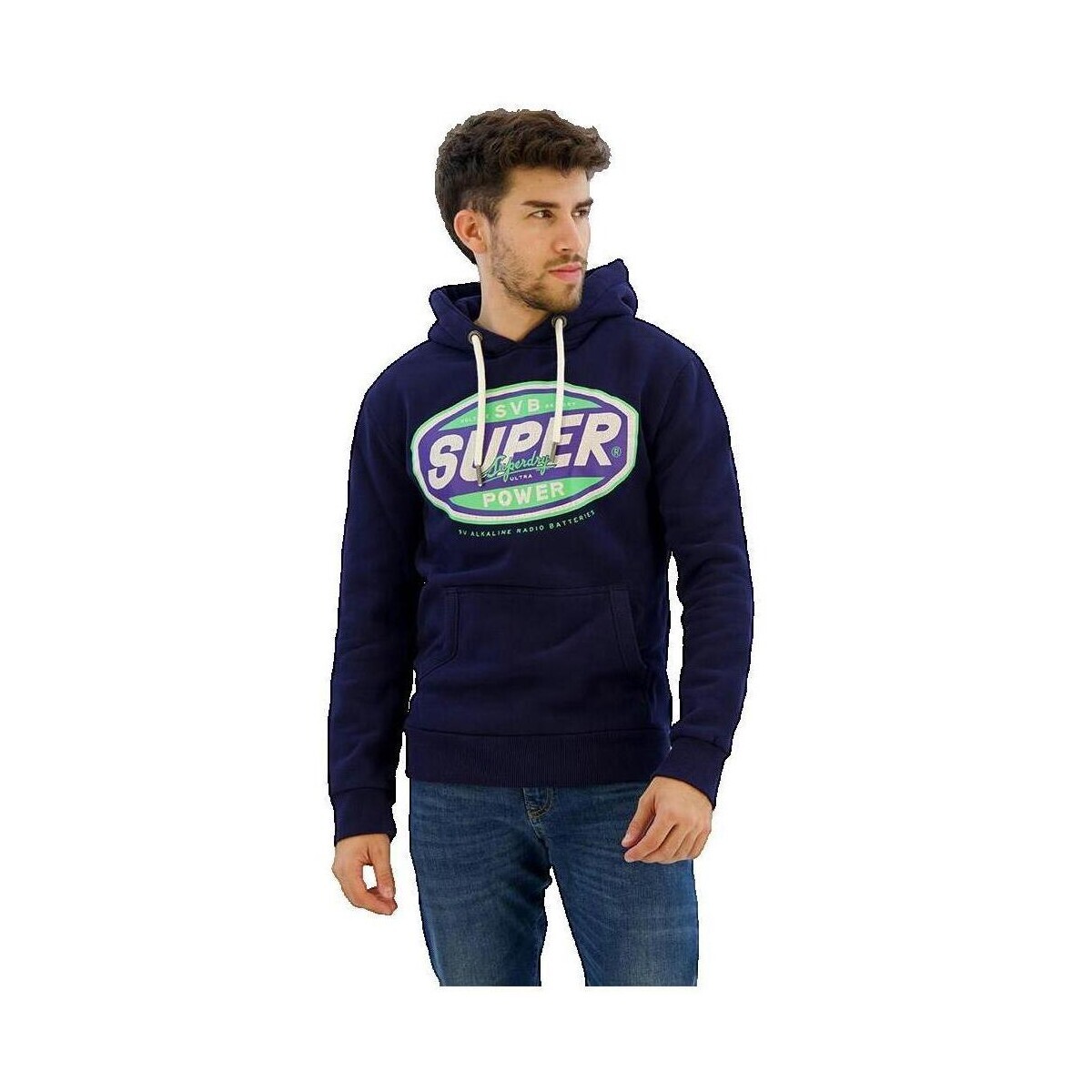 Superdry  Sweat à capuche  Gasoline Workwear rouge  Červená