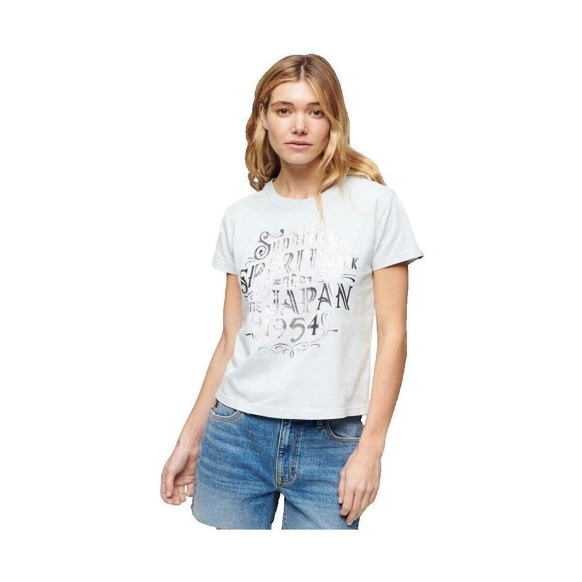 Superdry  T-shirt  Workwear ajusté bleu  Modrá