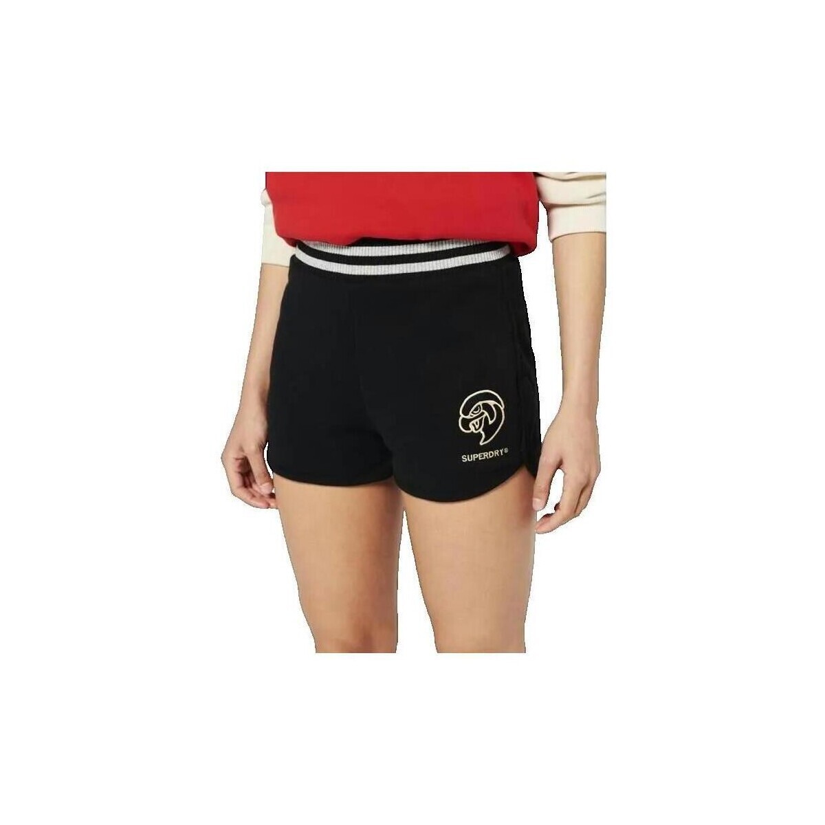 Superdry  Short  Collegiate Vintage slim noir  Černá