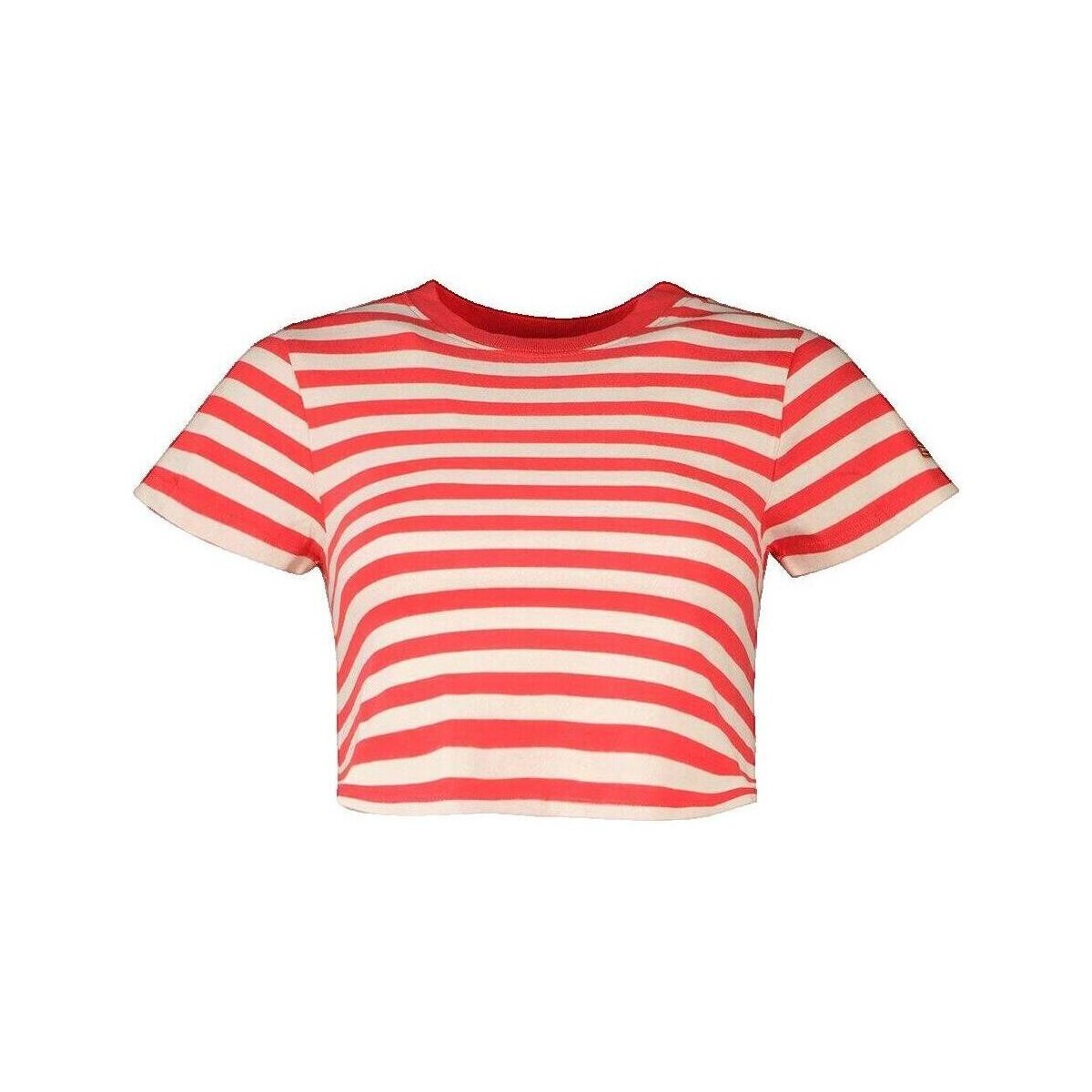 Superdry  T-shirt  Vintage Crop Top  Červená