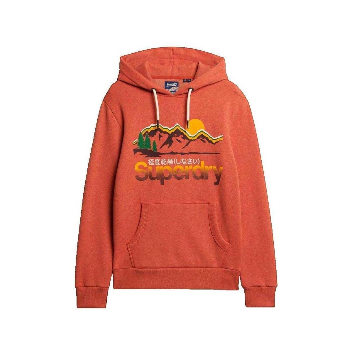 Superdry  Sweat à capuche  Great Outdoors Graphic  Oranžová