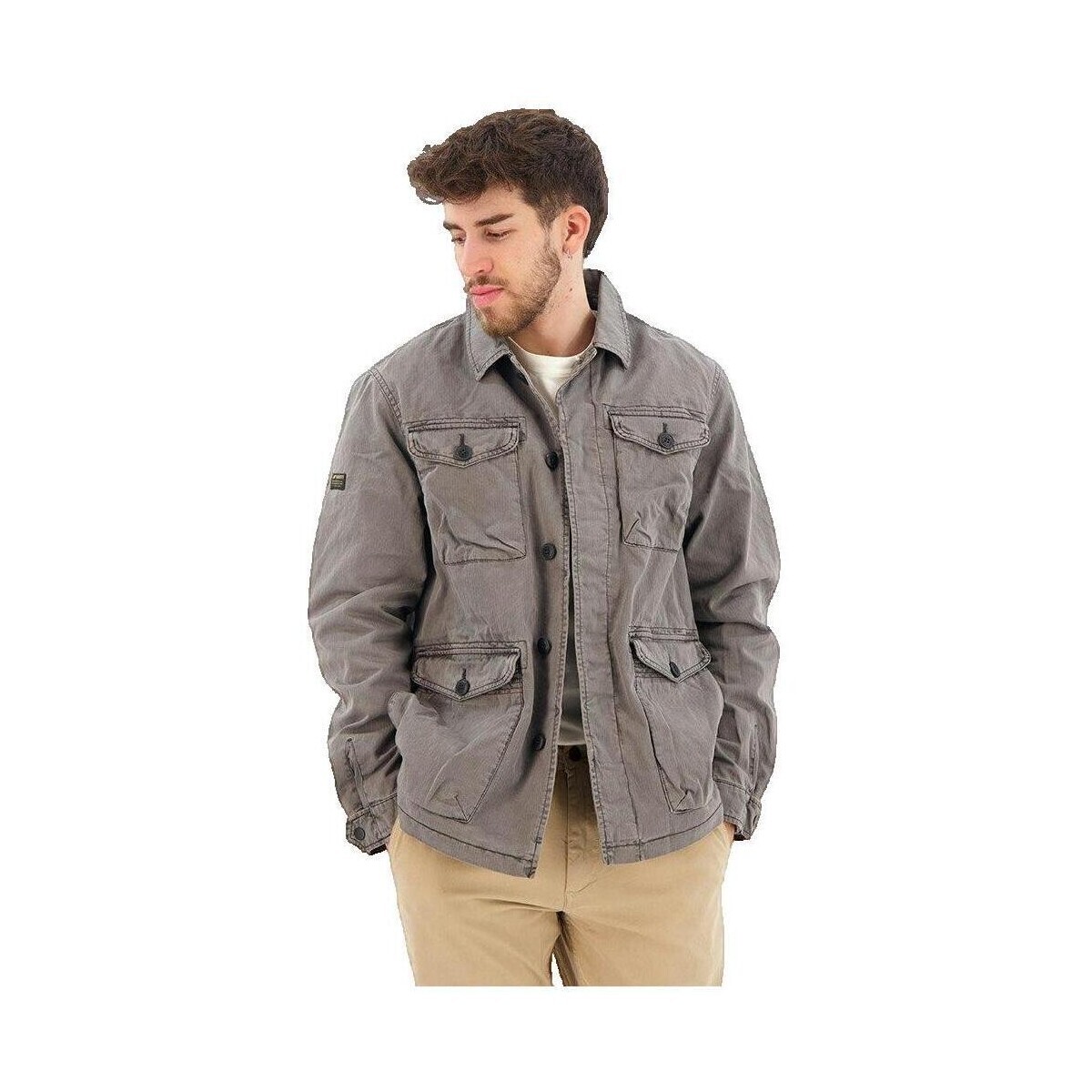 Superdry  Veste militaire  M65  Šedá