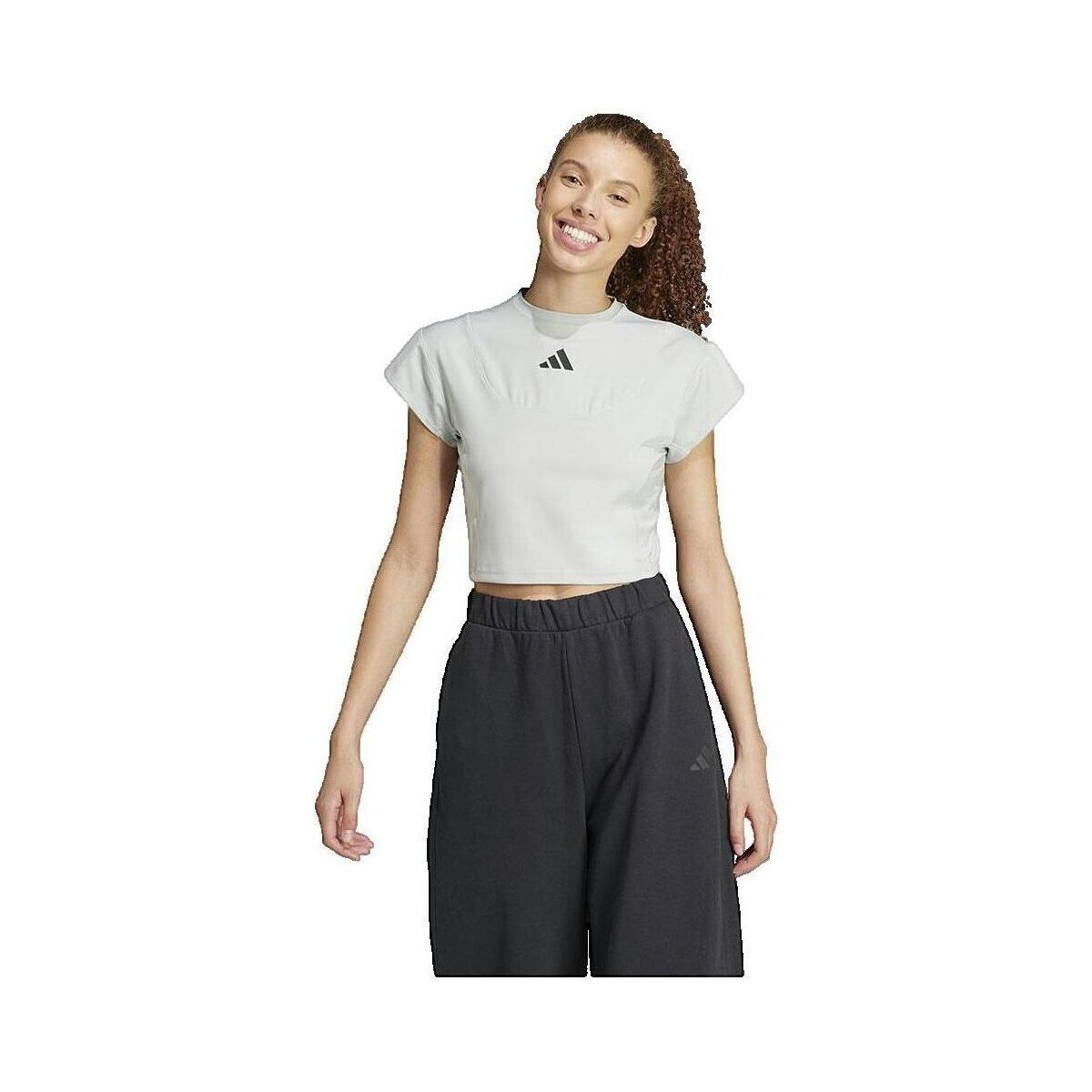 adidas  T-shirt  City Escape Baby gris  Šedá