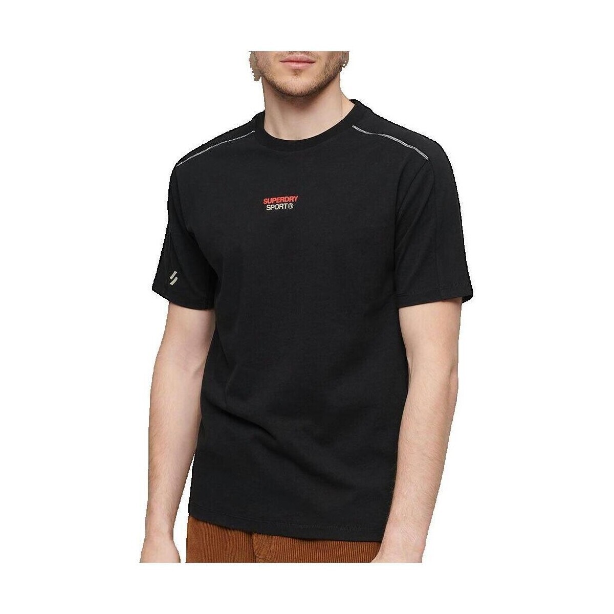 Superdry  T-shirt  Sport Tech Logo Relaxed  Černá