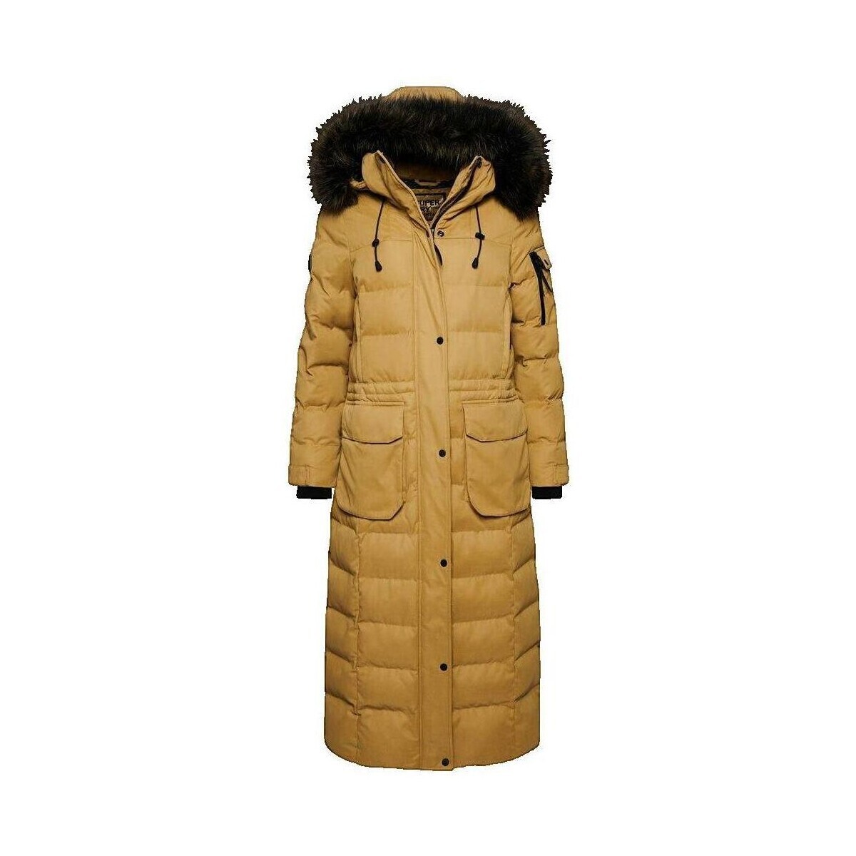 Superdry  Parka  Mf Faux Fur Hooded  Hnědá