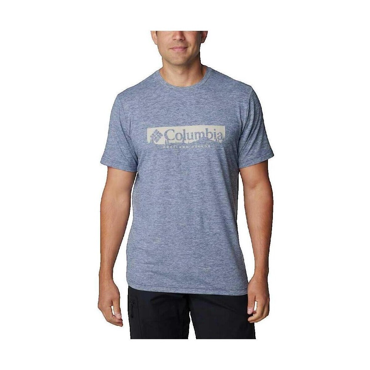 Columbia  T-shirt  Kwick Hike Bleu Marine  Modrá