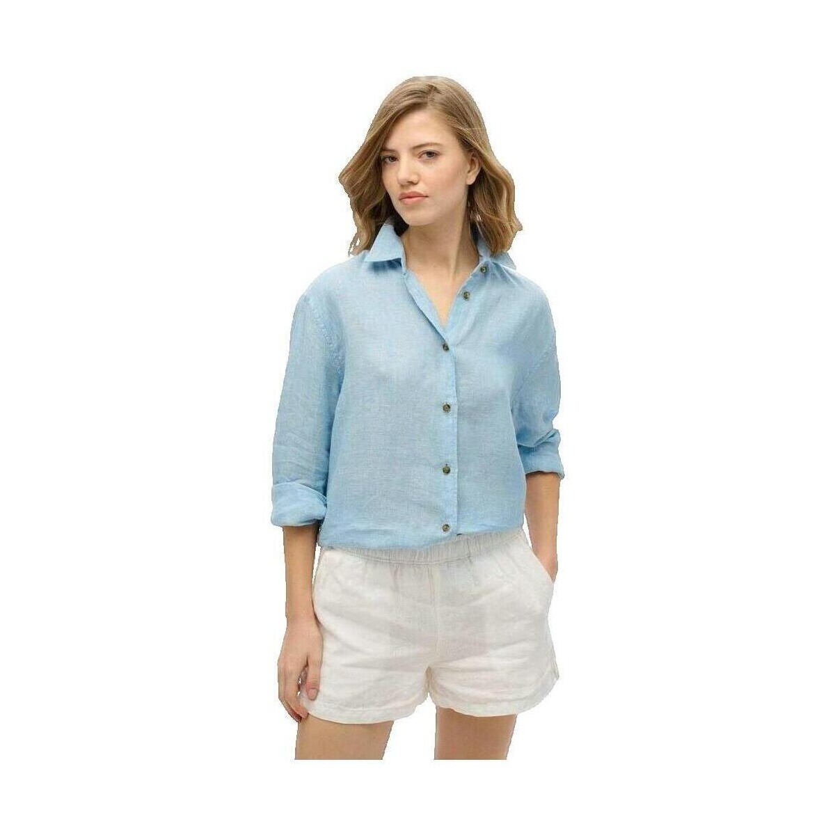 Superdry  Chemise manches longues  Casual Boyfriend  Modrá