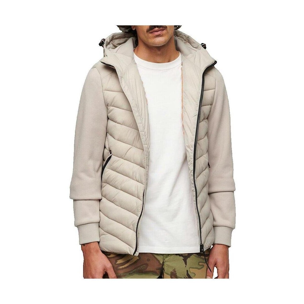 Superdry  Doudoune  Storm Hybrid Padded Jacket  Béžová