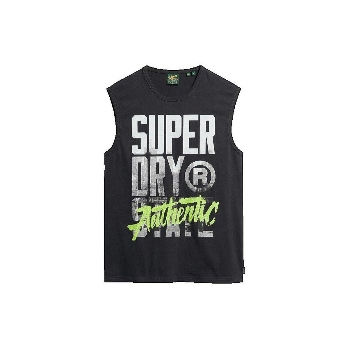 Superdry  Débardeur  Photographic Logo  Černá