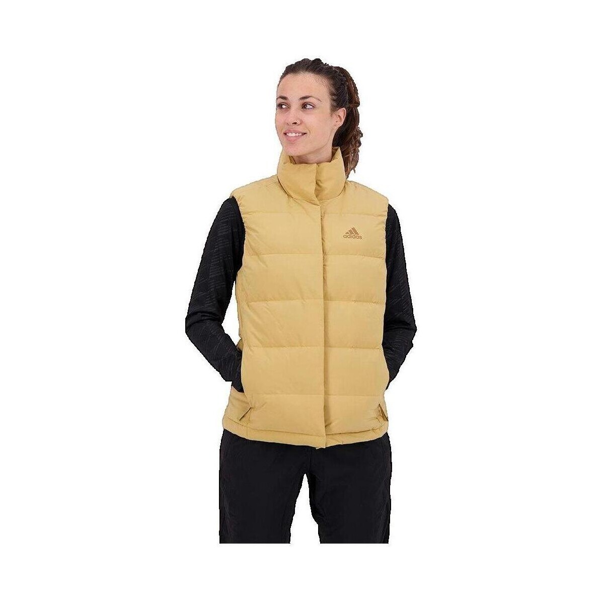 adidas  Doudoune sans manches  Helionic beige  Béžová