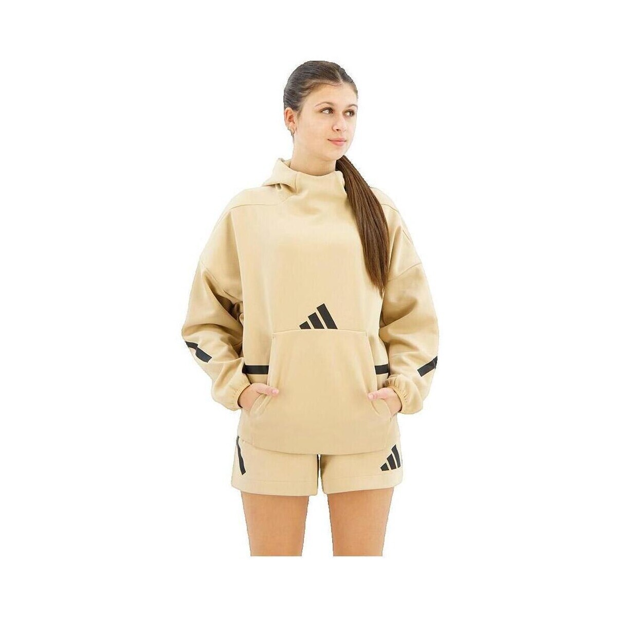 adidas  Sweat à capuche  Z.N.E beige  Béžová