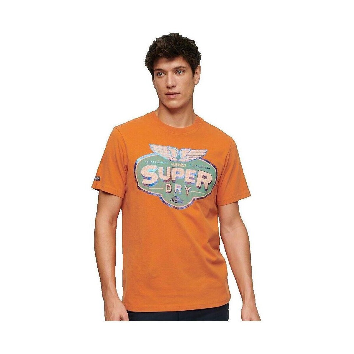 Superdry  T-shirt  Gasoline Workwear orange  Oranžová