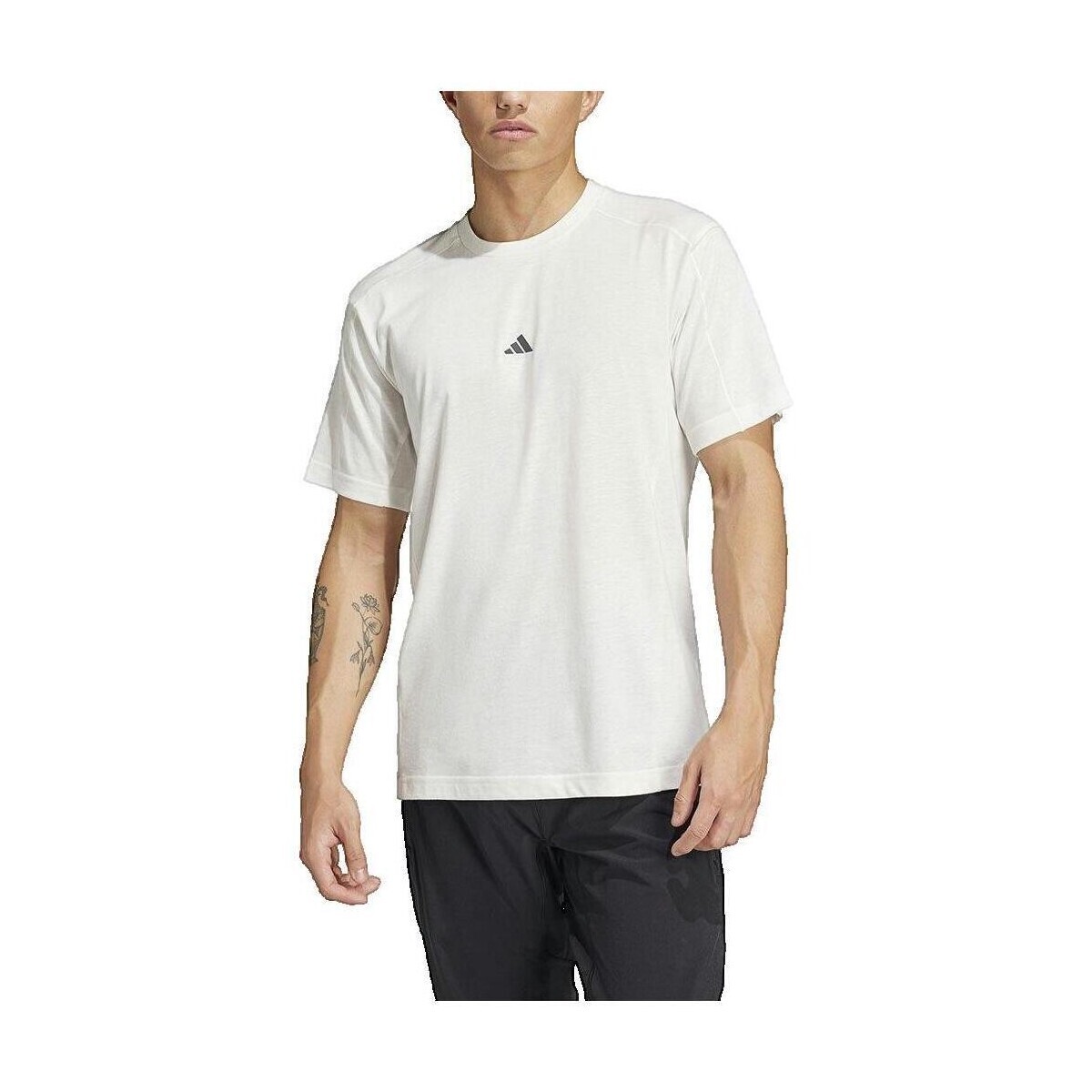 adidas  T-shirt  de yoga manches courtes  Bílá