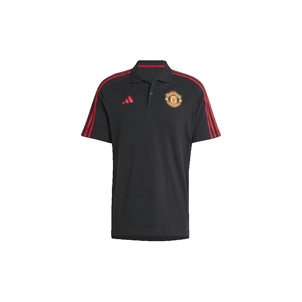 adidas  Polo  Manchester United DNA noir  Černá