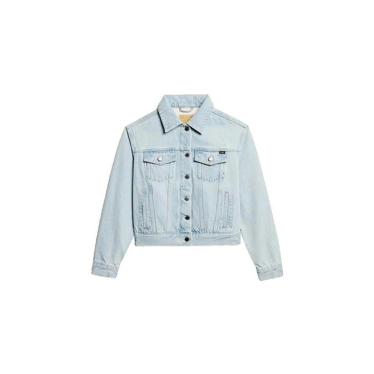 Superdry  Veste camionneur  en jean brodé  Béžová