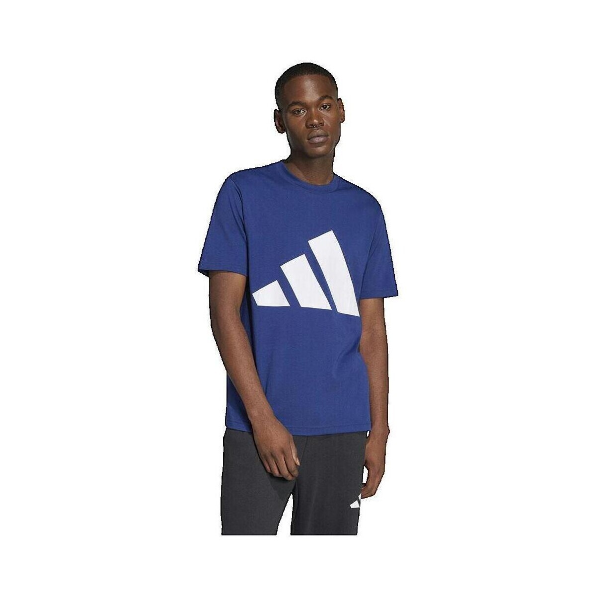 adidas  T-shirt  Essentials Big Logo Marine  Tmavě modrá