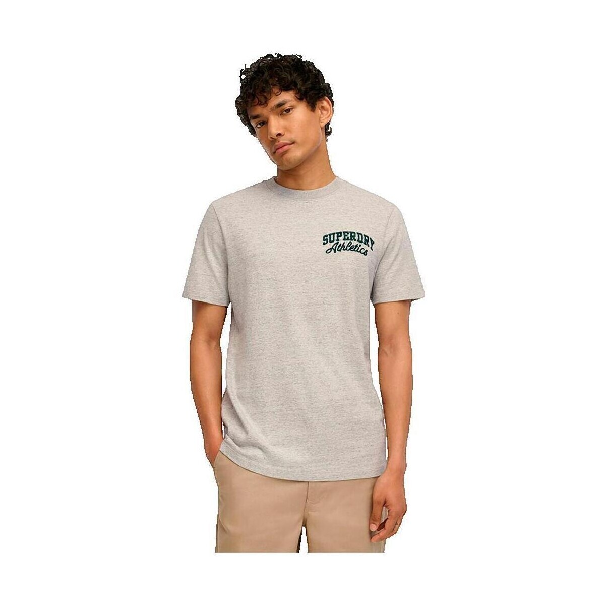Superdry  T-shirt  avec logo brodé Superstate  Šedá
