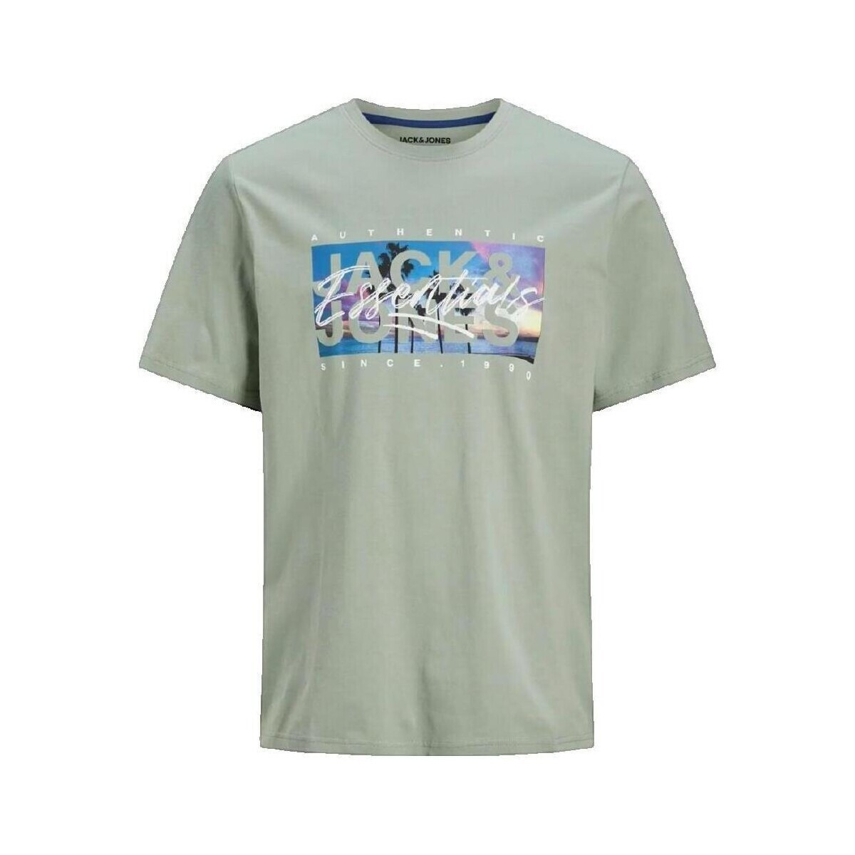 Jack & Jones  T-shirt Jack   Jones Colton Photoprint vert  Zelená