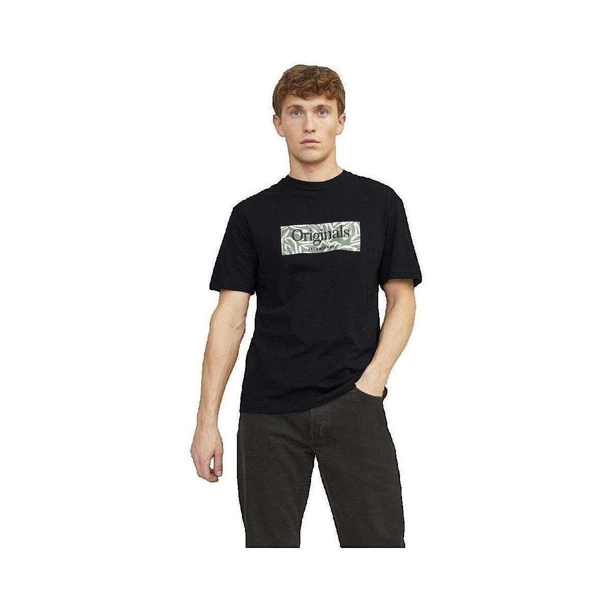 Jack & Jones  T-shirt Jack   Jones Lafayette Branding noir  Černá