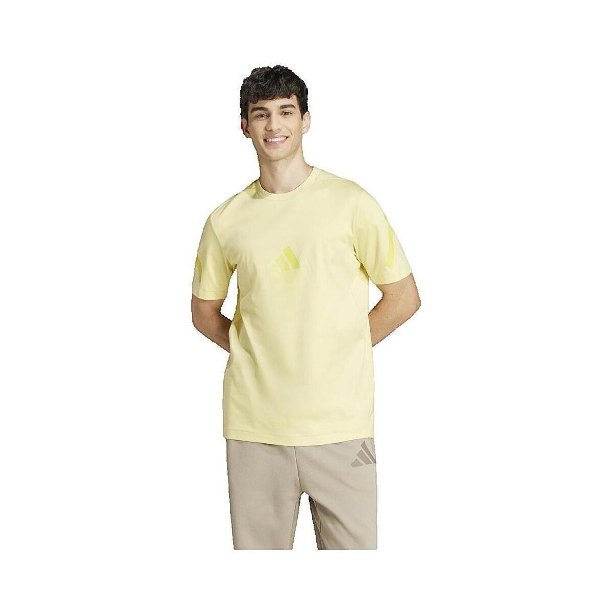 adidas  T-shirt  Z.N.E. TEE jaune  Žlutá