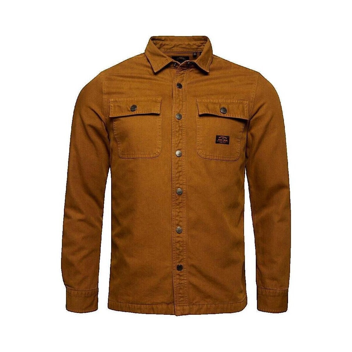 Superdry  Chemise  Canvas Workwear Overshirt  Hnědá