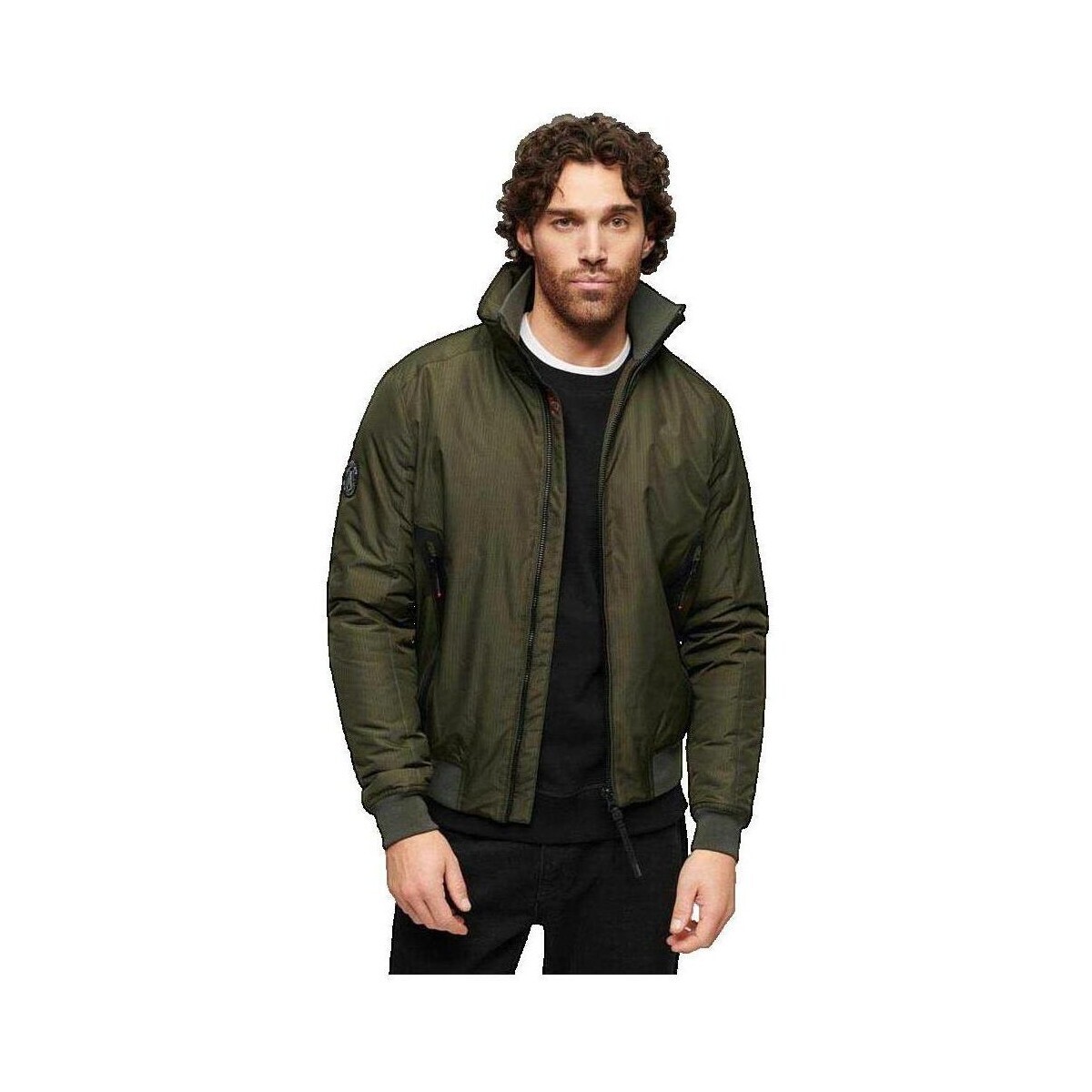 Superdry  Veste  City Harrington Kaki  Khaki