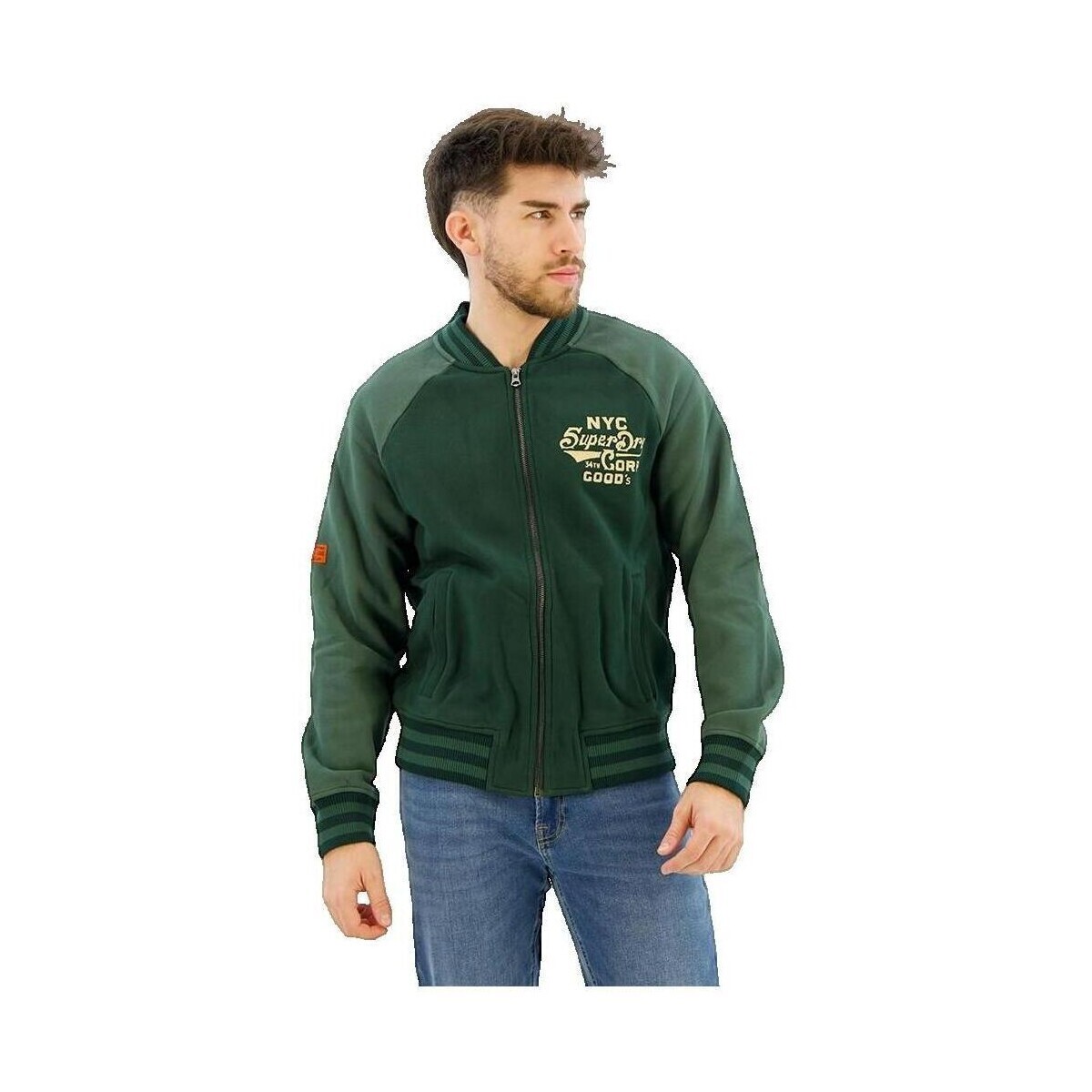 Superdry  Blouson  College Graphic Bomber  Zelená