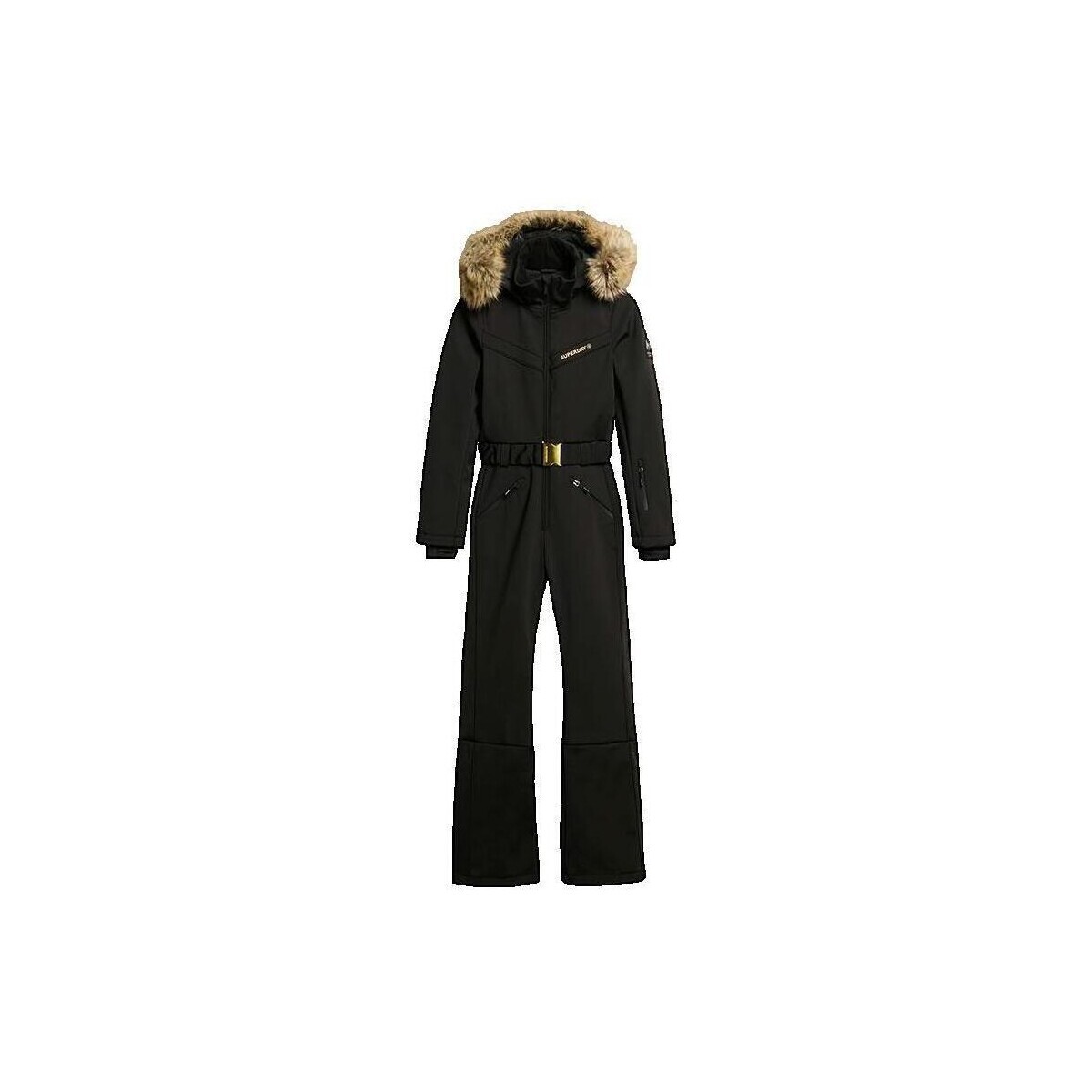 Superdry  Combinaison de ski  Coupe Slim avec capuche amovible  Černá